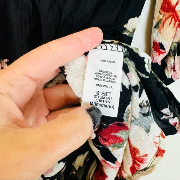 NWT | Windsor | floral little black dress | M - Picture 6 of 7